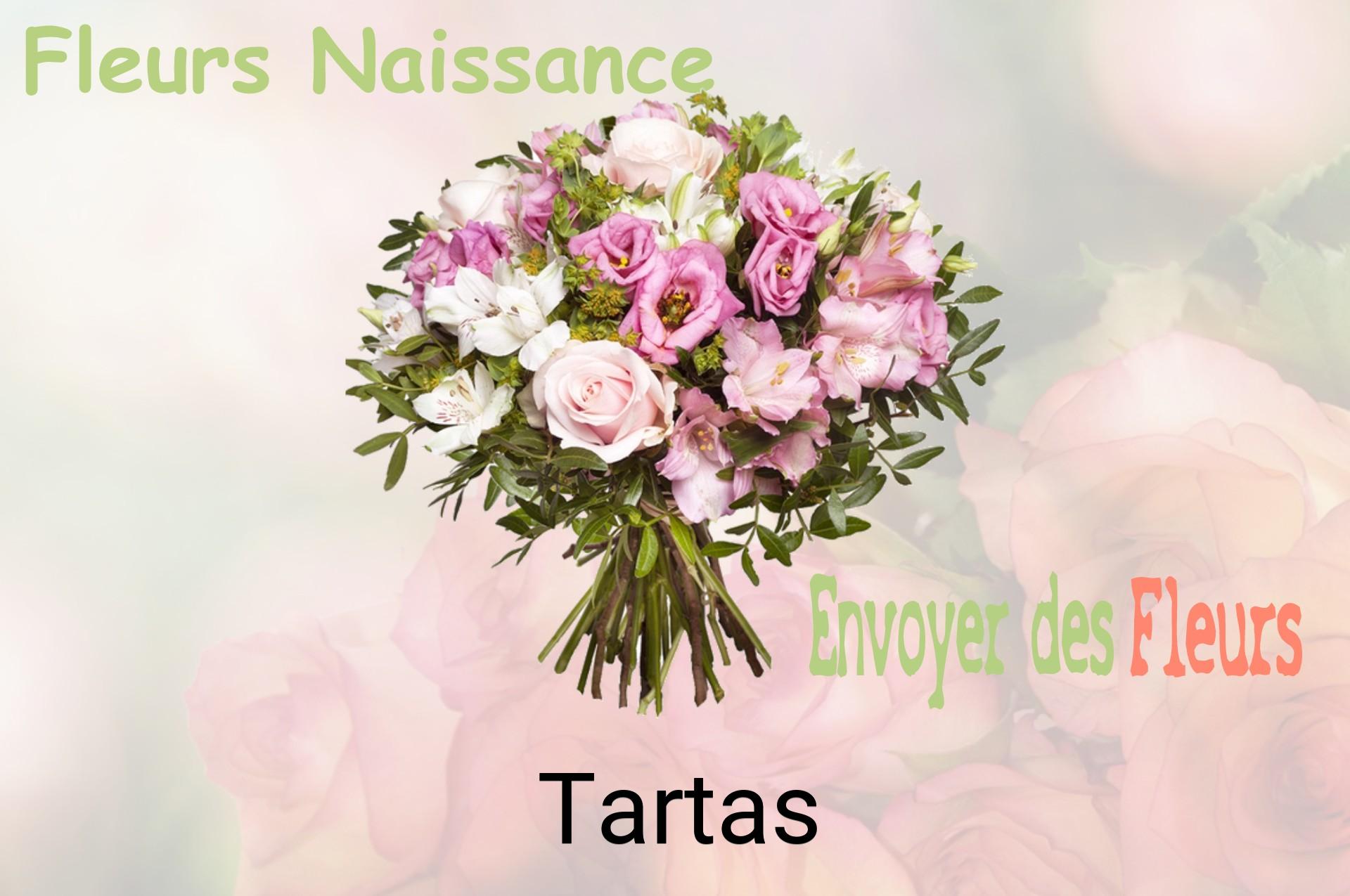 Bouquet de fleurs de naissance livré à Tartas